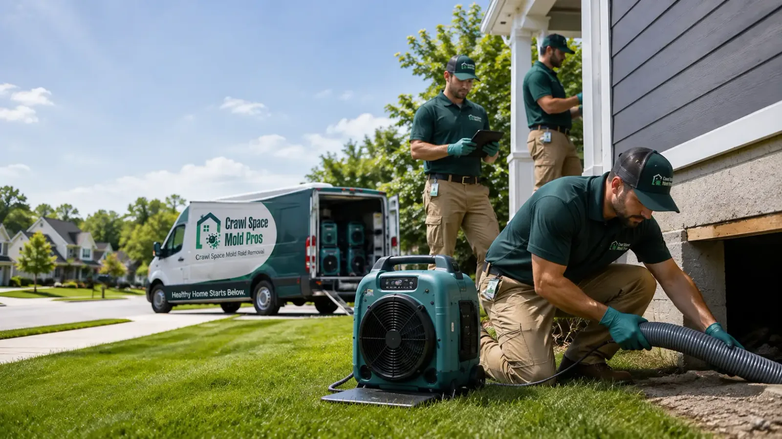 Crawl Space Mold Removal in Dolphin, VA